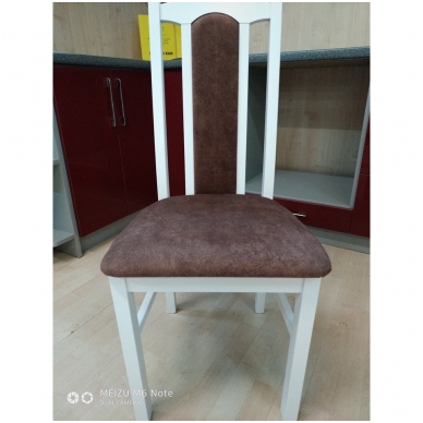 KOMPLĖKTAS STALAS+ 6 KĖDĖS BALTA 9 KOMPLĖKTAS STALAS+ 6 KĖDĖS BALTA 9