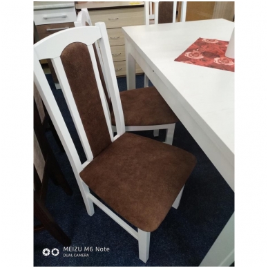 KOMPLĖKTAS STALAS+ 6 KĖDĖS BALTA 7 KOMPLĖKTAS STALAS+ 6 KĖDĖS BALTA 7